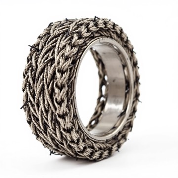 Twist knot wire wheel, 100mm