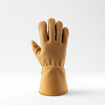 Welding gauntlet, 14in leather